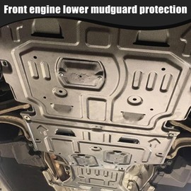 Lower Front Splash Shield for Ford F-150 2018-2022, FL3Z-5D032-D Engine Splash Shield Guard Compatible with Ford F-150 2.7L 3.3L 3.5L (Not for F-150 XLT 2019 2020, Not for F-150 3.5L 2019)