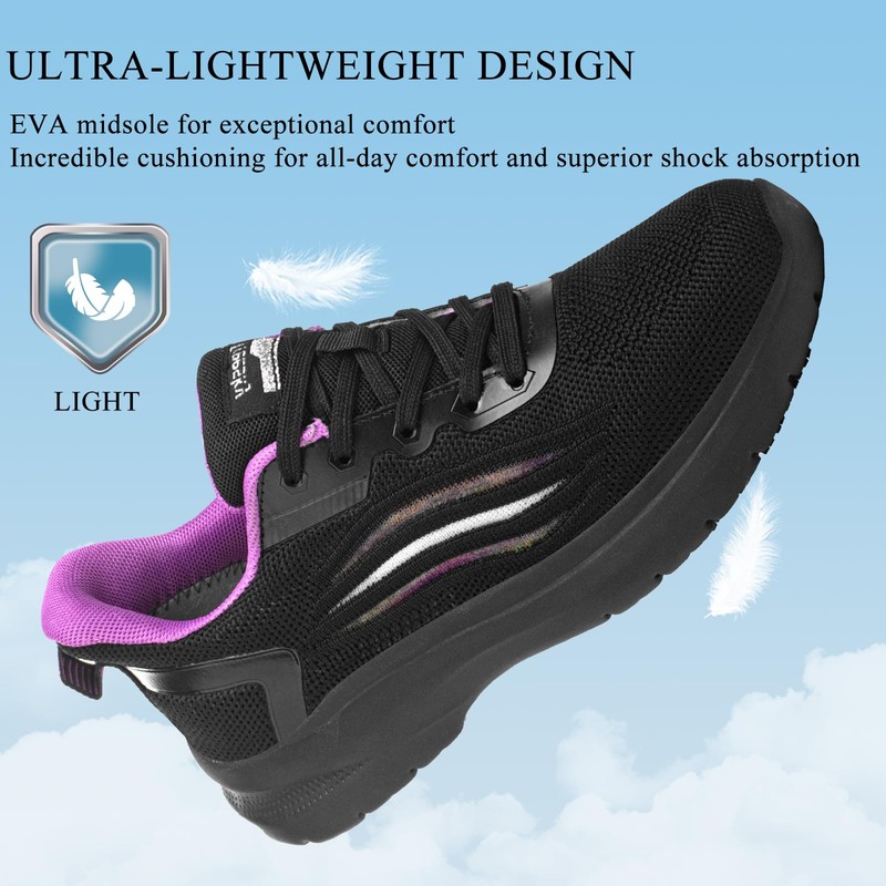 Treesky Non-Slip Work Shoes for Women – Lightweight & Comfortable,