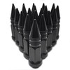 NETFLBT M12x1.5 Lug Black Nuts Lug,Spike Lug nut for Acura,