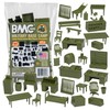 BMC Classic Marx Military Base Camp - 44pc Plastic Army