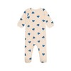 Petit Bateau Unisex Baby Long Sleeve Pyjamas, Avalanche/Beach
