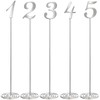 Therwen 20 Pcs Metal Table Numbers 1-20 Table Numbers for