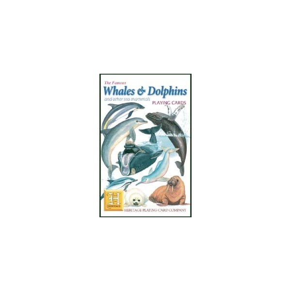 Heritage Playing Cards - Whales and Dolphins (and other sea