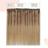 XDhair Clip-In Real Hair Extensions, 55 cm, 120 g, 6