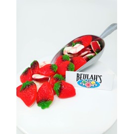 Gummi Strawberries with Cream 1 pound bulk strawberry gummy candy
