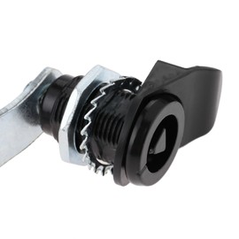 Zinc Alloy Cam Black Lock with Triangle Keys Mailbox Drawer Cabinet Cylinder Lock for Furniture