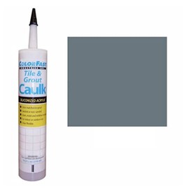 Color Fast Caulk Matched to Custom Building Products (Pewter Sanded)
