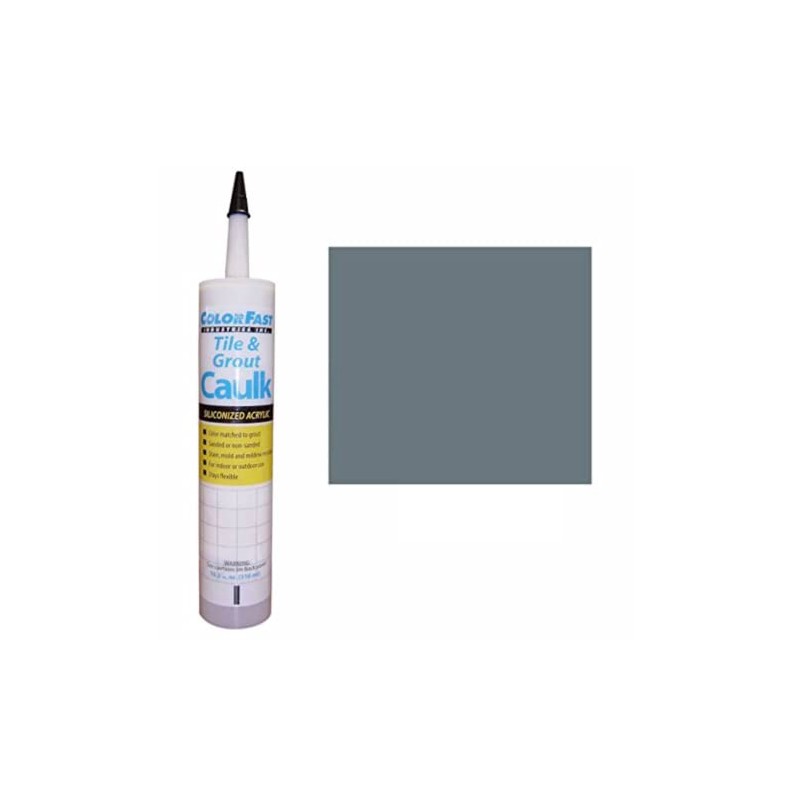 Color Fast Caulk Matched to Custom Building Products (Pewter Sanded)