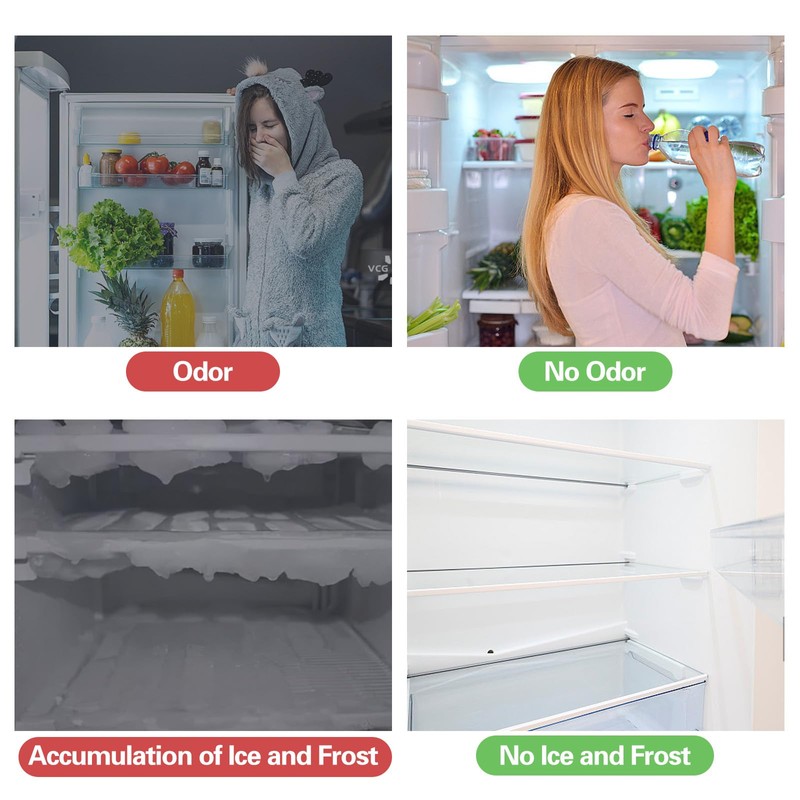 Fridge Drain Hole Cleaning Tool 9 Pcs Fridge Dredger Set
