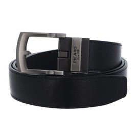 Picard Belt 7 Leather Belt W105 Black - Can be Shortened, black