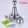 2 Pack Soft-Catch Magnetic Door Holder Magnetic Doorstops Stainless Steel
