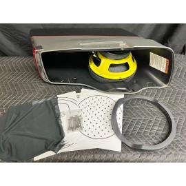 SPL Bagger Audio 10" Harley Saddlebag Speaker Mounting Ring Adapters w/CLOTH 2014-2023