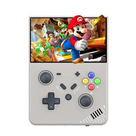 MMQ Handheld Game Console | Portable Game Console | 4.3-inch Screen Handheld Video Games for Kids and Adults, Retro Portable Game Console with Built-in Games, Gift for Enthusiasts - Color: M18-GRAY-64G