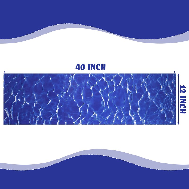 Nuanchu Vinyl Pool Liner Patch Self-Adhesive PVC Repair Patch for