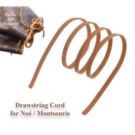 dressupyourpurse Leather Drawstring Replacement Strap Cord For NOE PM GM BB bag MONTSOURIS