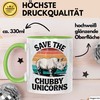 Nashorn Tasse Geschenk Lustige Geschenkidee Spruch Rettet Die Moppeligen Einhörner