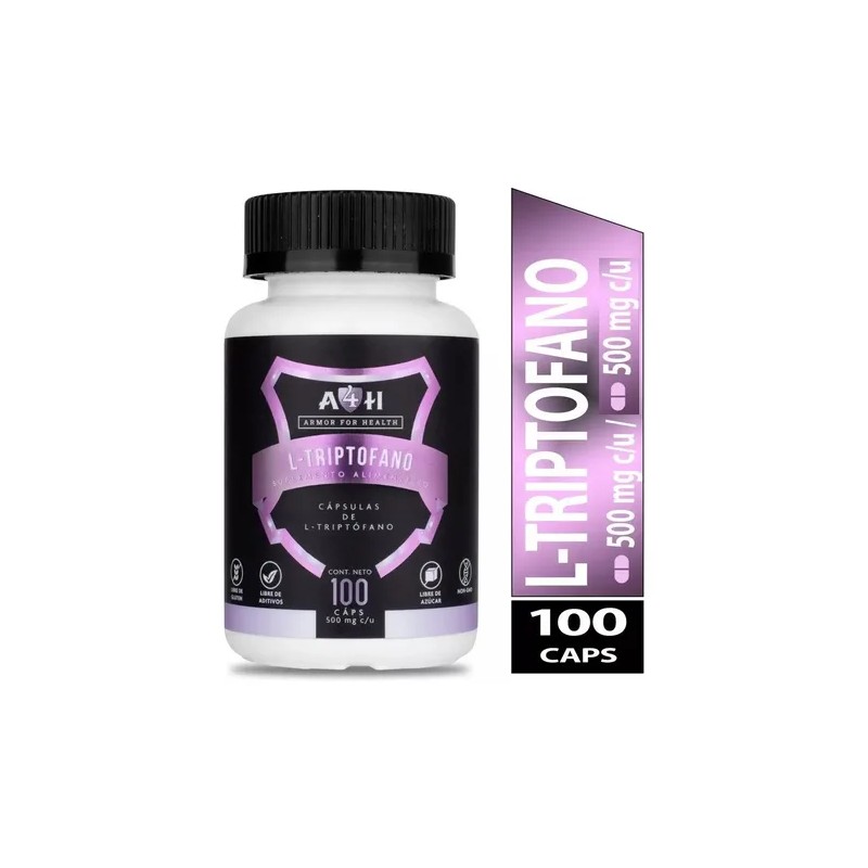 Suplemento L-triptofano 400 Mg 100 Cápsulas A4h