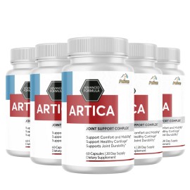 Pelican Vitamins ARTICA- Joint & Mobility Health Support- 5 Bottles- 300 Capsules