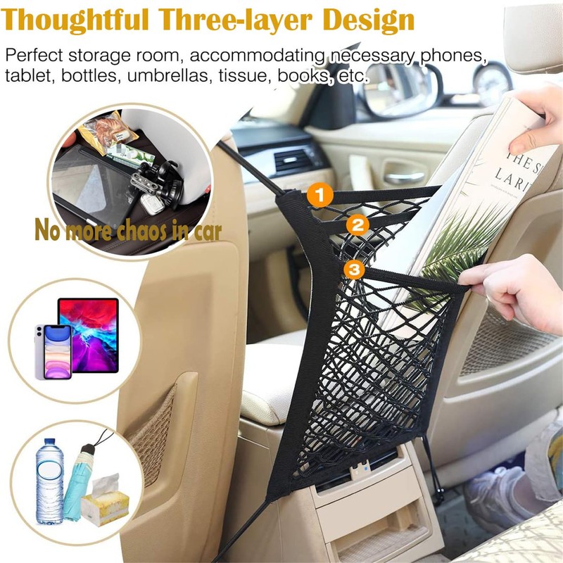 DYKESON Pet Barrier Dog Car Net Barrier with Car Mesh