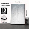 10-Pack 5mm Car Sound Deadening Mats, 9.84 × 7.09-Inch Foil