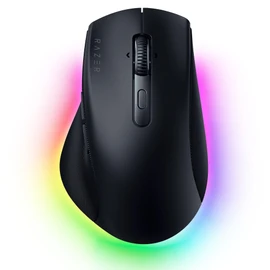 Razer Pro Click V2 Wireless Mouse: Right-Handed Ergonomic Design with Thumb Rest - AI Prompt - Long Battery Life - Multi Device Connectivity via 2.4GHz, Bluetooth, or USB C Wired Mode - Chroma RGB