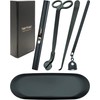 YOUTUOY 5 in1 Candle Accessory Set with Rechargeable Candle Lighter,