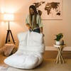 Big Joe Roma Bean Bag Chair, Moonstone Tessellation Lenox, Durable