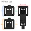 Easecos Handcuff Holster Handcuff Holder Belt Carrier for Chain/Hinged/Folding Handcuffs