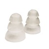 Etymotic Research ER38-18CL Clear 3 Flange Eartips