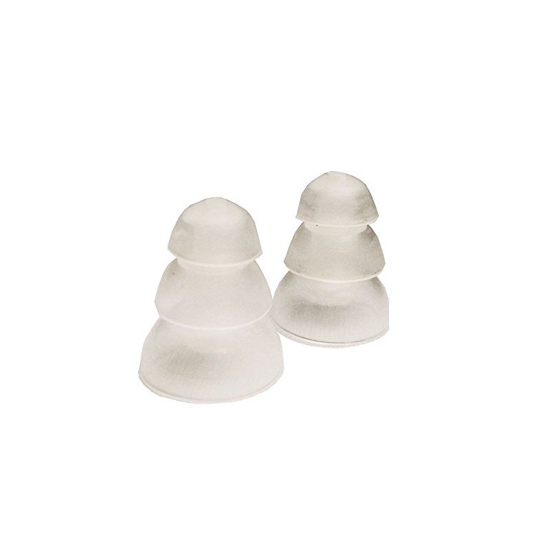 Etymotic Research ER38-18CL Clear 3 Flange Eartips