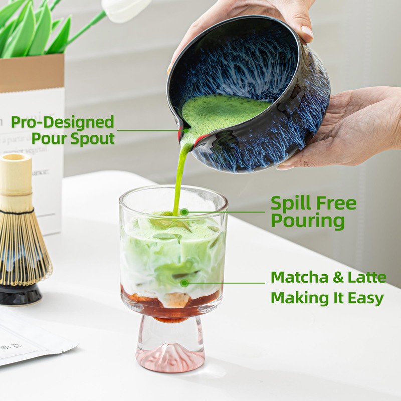 TEANAGOO 7 Pcs Matcha Whisk Set, Matcha Set for Ceremony,