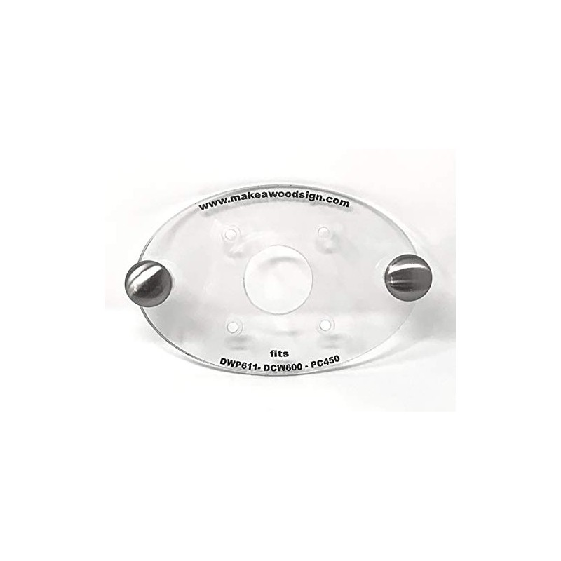 Dave's - Palm Router Acrylic Router Base Plate Compatible with
