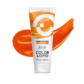 COLORLOMO Color Depositing Conditioner - 6 oz Semi Permanent Hair Color with Shea Butter & Almond Oil - Color Conditioner Depositing Hair Mask - Vegan, Paraben, Ammonia & Sulfate Free - Orange