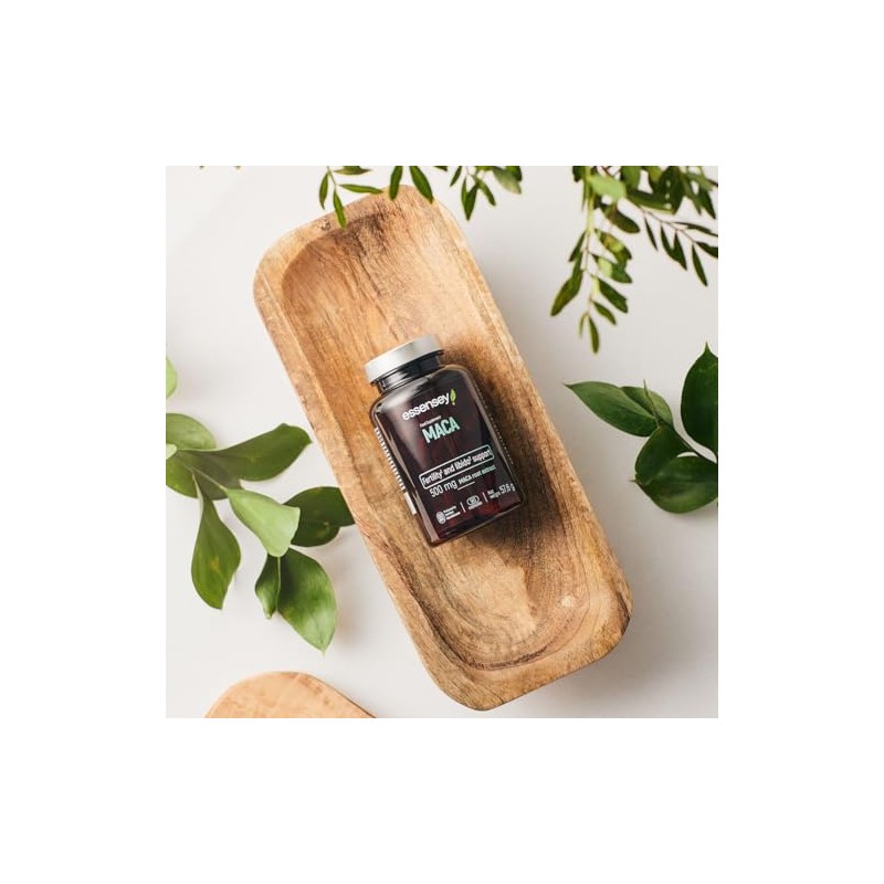 Essensey MACA Root Extract Capsules - 90 Capsules, Fertility &