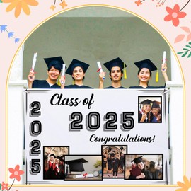 Zonon Large Banners and Signs Blank Banner Polyester Oxford Cloth Sublimation Banner with Hanging Rope for Indoor Wall Outdoor Easy Hang Signs DIY Banner Sign for Business (White,4 x 3 Feet)