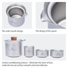 Boundless Voyage Titan Camping Tea Maker Outdoor Cup Titanium Cup