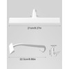 Shower Squeegee for Glass Doors, 8 in Silicone Bathroom Squeegee