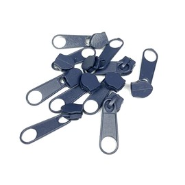 72 Metal Sliders for Nylon Zipper No.5 Zipper Zipper Repair or Assemble Zipper Navy Blue Sliders (#5, 330)