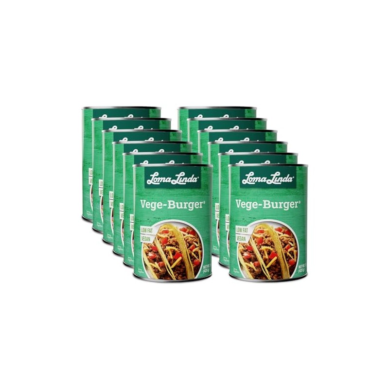 Loma Linda - Plant-Based Meats (Vege Burger (15 oz.), 12