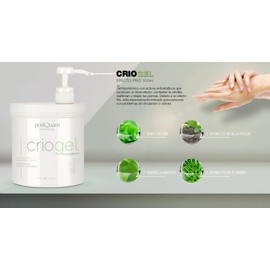 PostQuam - Criogel Anti Cellulite Gel with Cooling Effect for Tired Legs, Firming and Reducing Cooling Gel, Suitable for All Skin Types - 200 ml