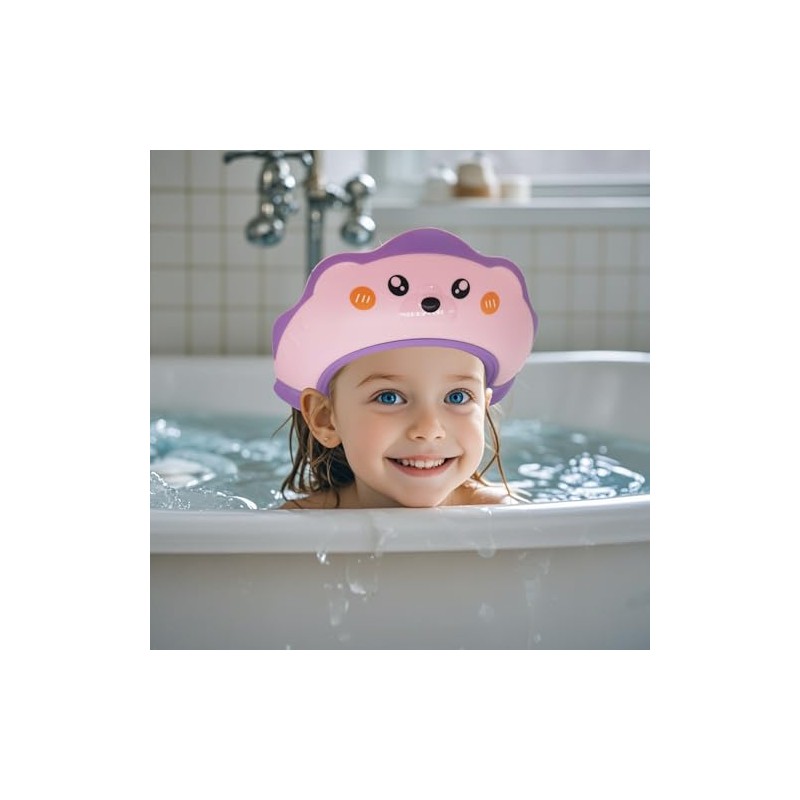Gorro Ducha Bebé Protector Niños Visera Proteger Ojos Oídos Años