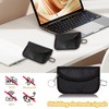 Faraday Pouch for Car Keys, 2 Pack Small Leather Faraday