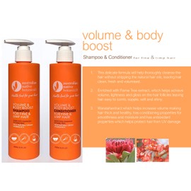 Australian Native Botanicals Volume and Body Boost Conditioner for Fine/Limp Hair 2 x 250 ml