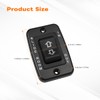 S141 Slide in/Slide Out Contoured Switch with Bezel, Black Electric
