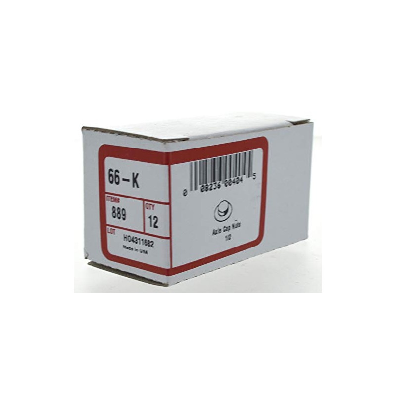 Hillman 889 Axle Pushnut Fastener 1/2 in. 12-Pack, Zinc