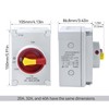 UL-Listed 32Amp Disconnect Switch 800V AC; IP66 Waterproof; Isolation PV