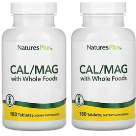 Nature's Plus, Source of Life, Cal/Mag, Mineral Supplement 180 Tabs ***2 pack***