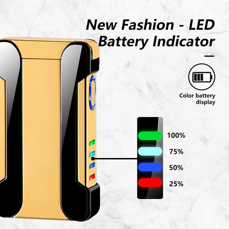 TIKIUKI Arc Lighter Electric Lighters Rechargeable Windproof Flameless Plasma Lighter
