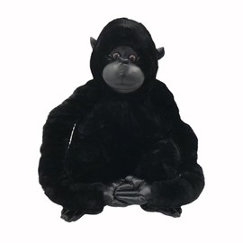 10" Gorilla Plush Pillow Stuffed Animal, Soft Fluffy Hugging Cushion, Soft Plush Toy Gifts for Kids
