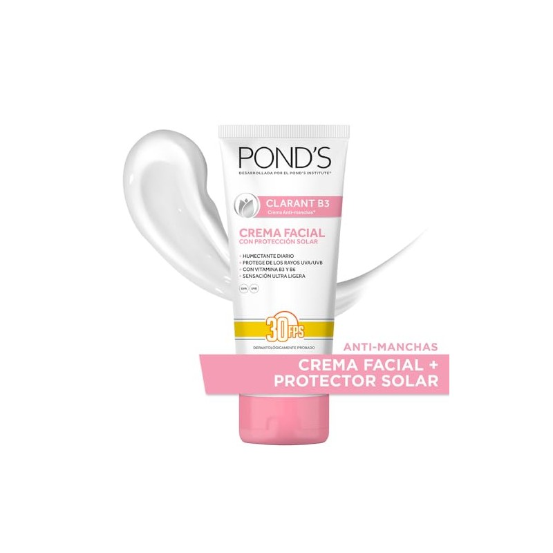 POND'S - Crema Facial Clarant B3 con Factor de Protección